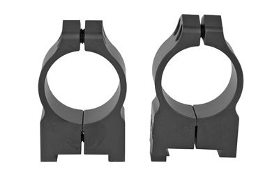 Warne Permanent Attached Fixed Ring Set, Fits CZ 550/557 19mm Grooved Receiver, 1" Medium, Matte Finish 1BM