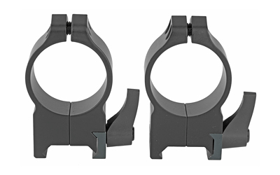Warne Maxima Quick Detach Ring, 30mm, High, Matte Finish 215LM