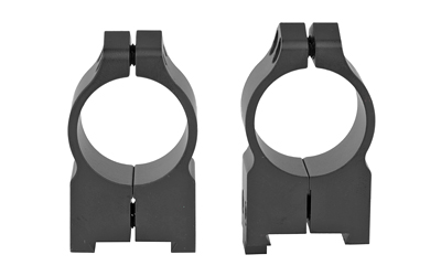Warne Permanent Attached Fixed Ring Set, Fits CZ 550/557 19mm Grooved Receiver, 1" High, Matte Finish 2BM
