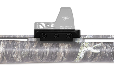 Warne Red Dot Riser, Fits Shotgun Rib, Aluminum Construction, Anodized Finish, Black 6108M