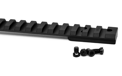 Warne Vapor, 1 Piece Base, Fits Premier Long Action, HS Precision Remington 700 Style Long Action, Remington 700 Police Long Action, Matte Finish, Black V472M