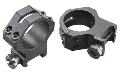 Weaver 4 Hole Tactical, 30mm High Rings, Fits Picatinny, Matte Finish, Black 48366