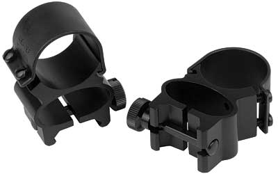 Weaver See-Thru Top Mount Ring, 1", Matte Finish 49523