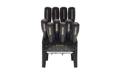 Wheeler SAE Hex Bench Driver Set, 10 Piece, Black 4005280