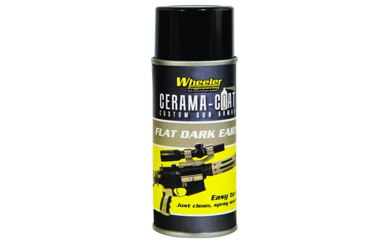 Wheeler Cerama-Coat Firearm Finish Restoration, 4oz, Aerosol, Flat Dark Earth 492304
