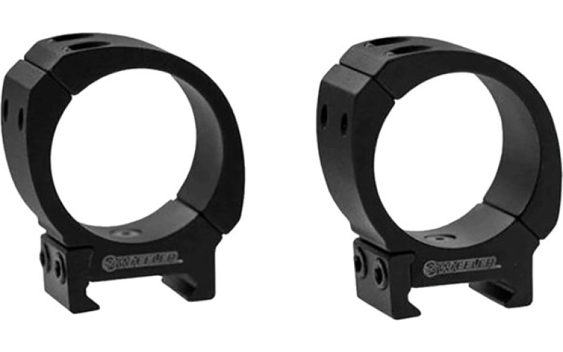 Wheeler 1'' high bi-weaver rings, black