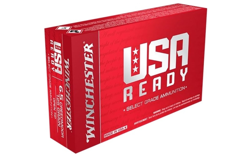 Winchester Ammunition 6.5 creedmoor 125gr open tip 20/box