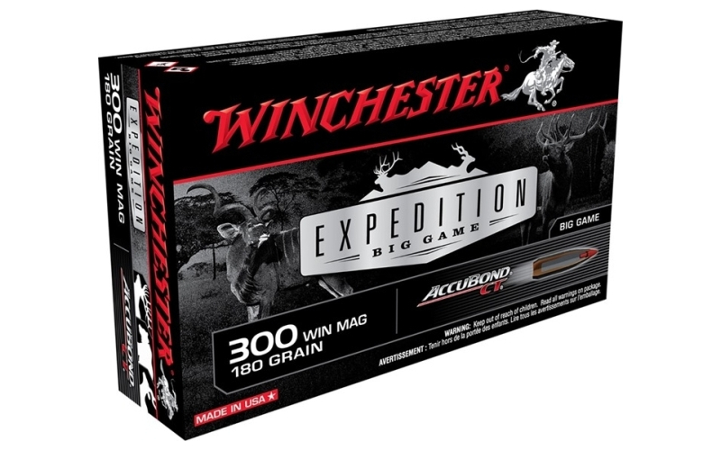 Winchester Ammunition 300 winchester magnum 180gr accubond 20/box