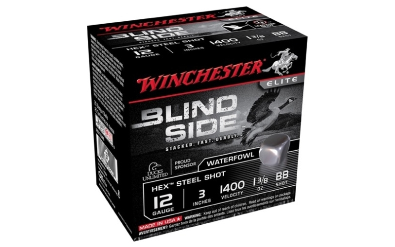 Winchester Ammunition Winchester ammo blind side 12ga 3'' #bb 1-3/8oz 100/bx