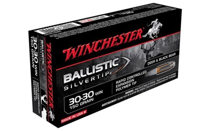 Winchester Ammunition 30-30 winchester 150gr ballistic silvertip 20/box