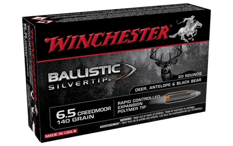 Winchester Ammunition 6.5 creedmoor 140gr rapid controlled exp poly tip 20/box