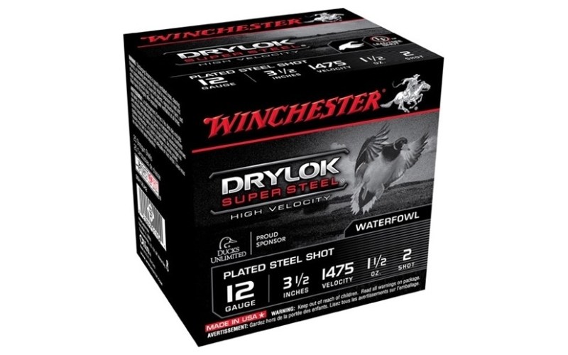 Winchester Ammunition Winchester drylok super steel hv 12ga 3.5'' 1-1/2oz #2 25/bx