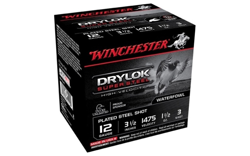 Winchester Ammunition Winchester drylok super steel hv 12ga 3.5'' 1-1/2oz #3 25/bx