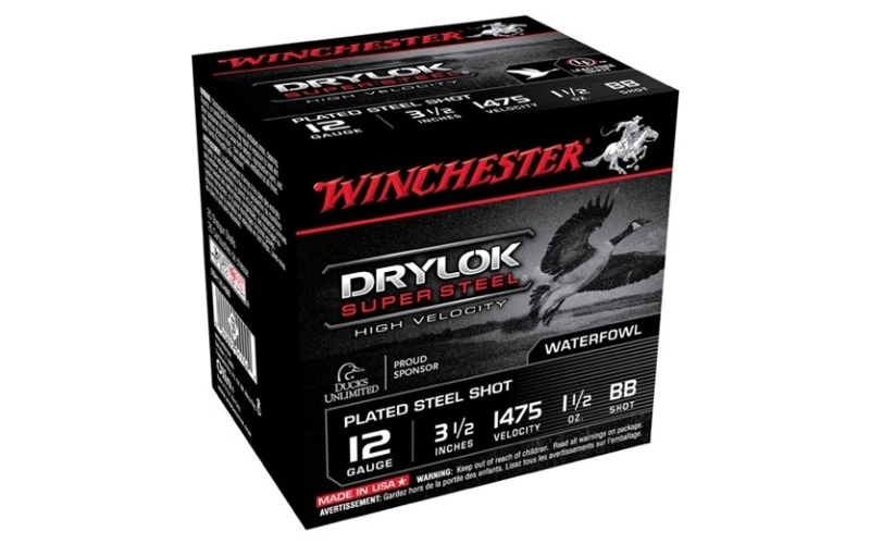 Winchester Ammunition Winchester drylok super steel hv 12ga 3.5'' 1-1/2oz #bb 25/bx