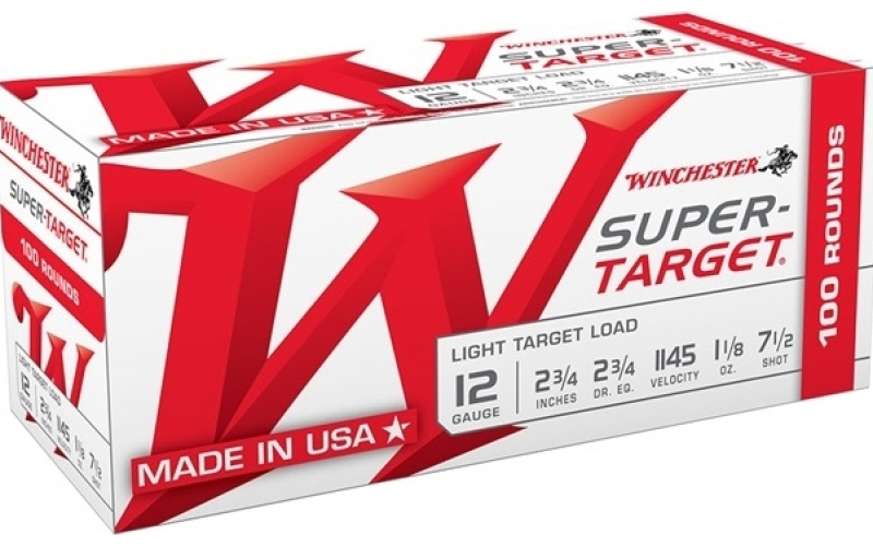 Winchester Ammunition 12 gauge 2-3/4'' 1-1/8 oz #7.5 shot 100/box