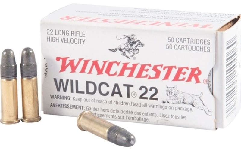 Winchester Ammunition 22 long rifle 40gr lead round nose 50/box