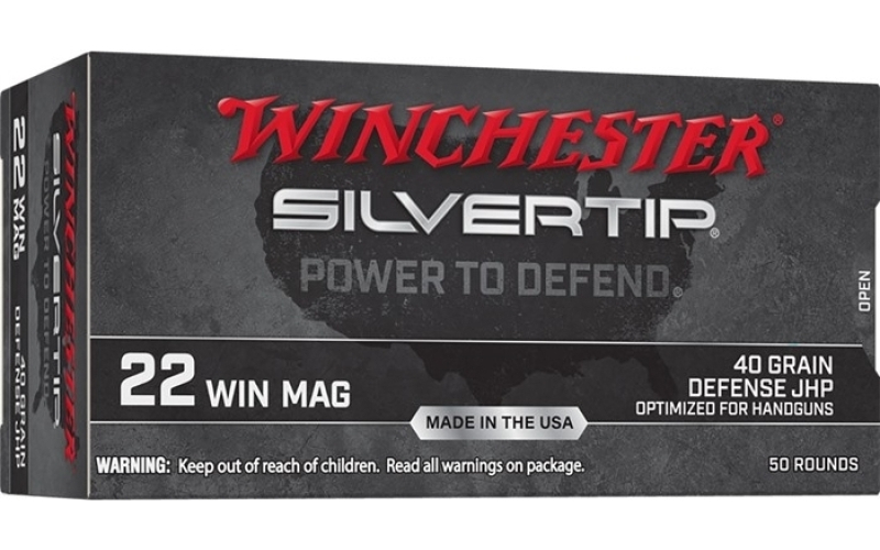 Winchester Ammunition 22 wmr 40gr jacketed hollow point 50/box