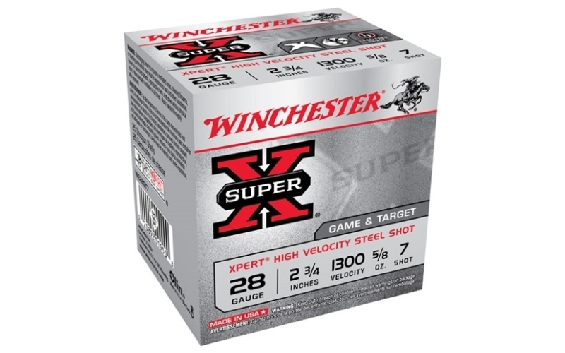 Winchester Ammunition Winchester xpert hv steel 28ga 2.75'' 5/8oz #7 25/bx