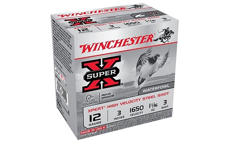 Winchester Ammunition Super-x expert high velocity 12 ga 3'' 1-1/16 oz #3 steel