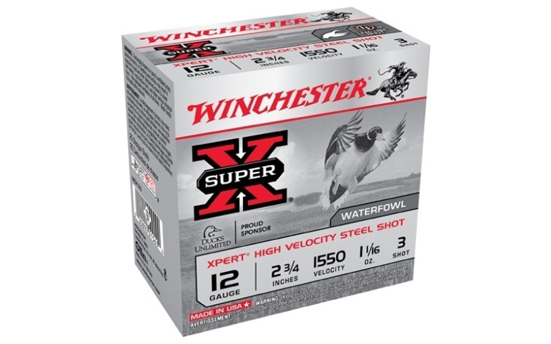 Winchester Ammunition Winchester super-x xpert hv steel 12ga 2.75'' 1-1/16oz #3