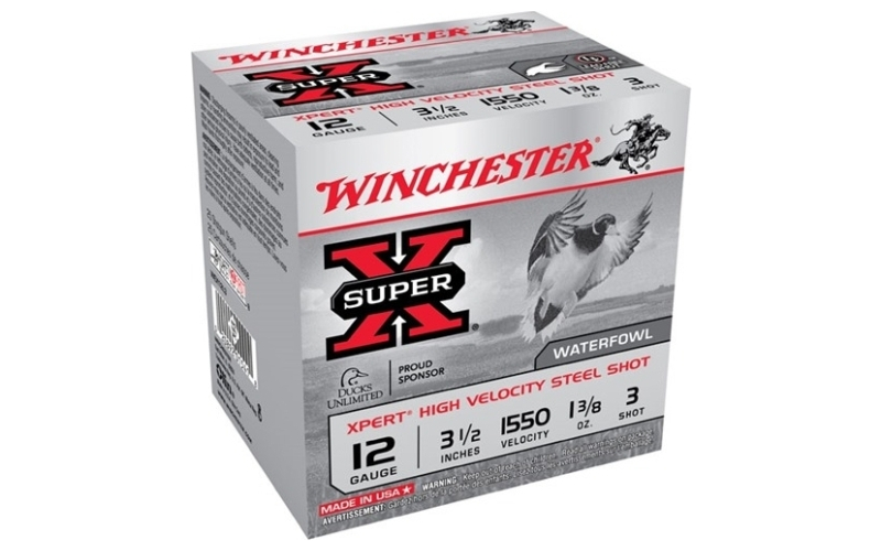 Winchester Ammunition Winchester xpert hv steel 12ga 3.5'' 1-3/8 oz. #3 25/bx