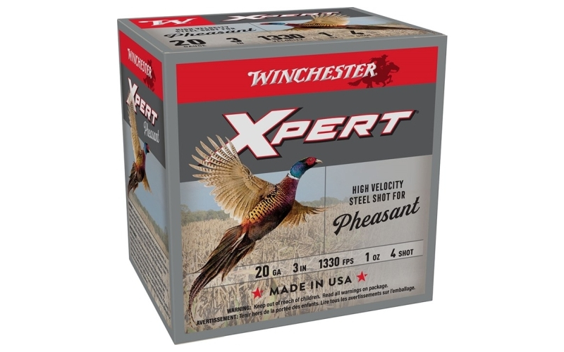 Winchester Ammunition 20 gauge 3'' 1oz lead free #4 25/box