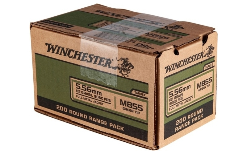 Winchester Ammunition 5.56mm nato 62gr full metal jacket 200/box