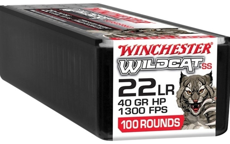 Winchester Ammunition 22 long rifle 40gr lead round nose 100/box