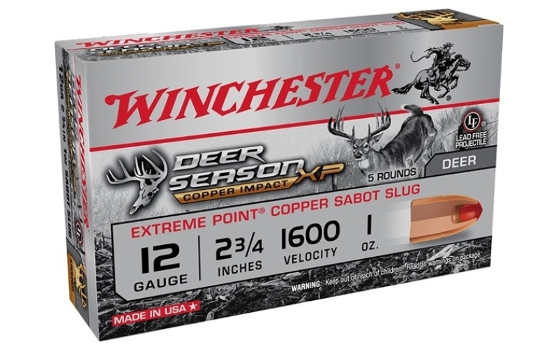 Winchester Ammunition 12 gauge 2-3/4'' 1oz sabot sug 5/box