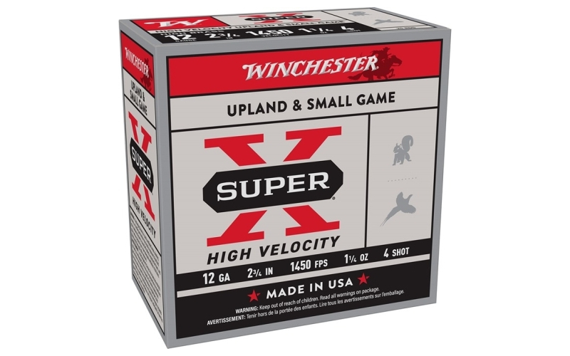 Winchester Ammunition 12 gauge 2-3/4'' 1-1/4oz #4 25/box