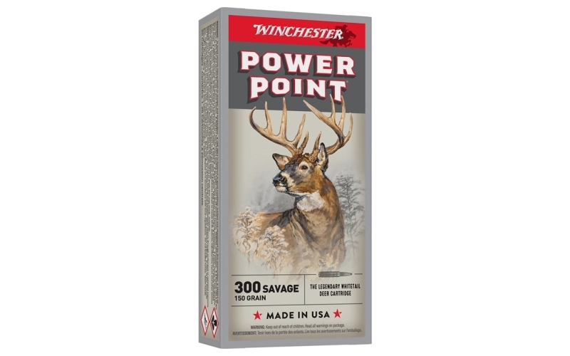 Winchester Ammunition 300 savage 150gr power-point 20/box