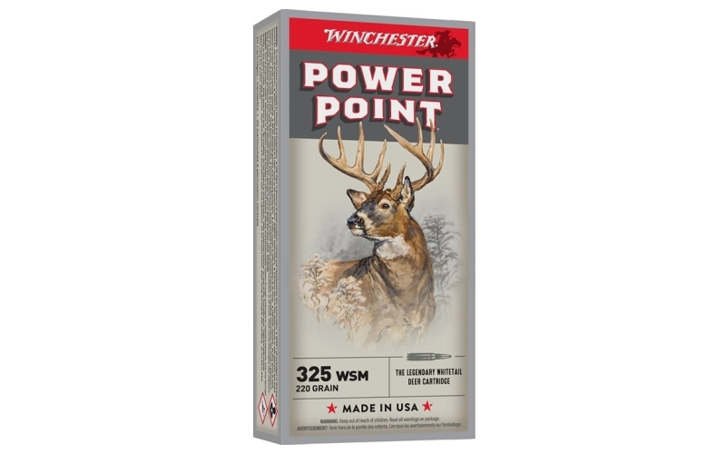 Winchester Ammunition 325 wsm 220gr power-point 20/box