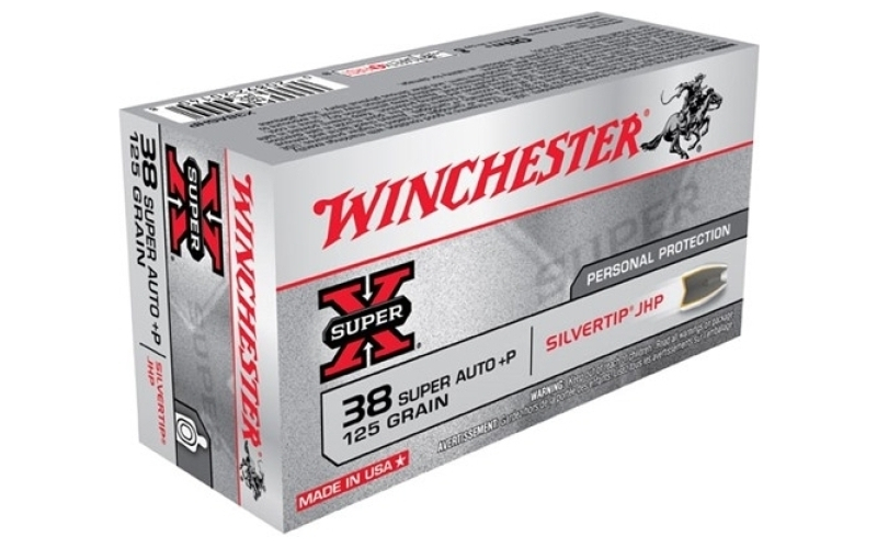 Winchester Ammunition Winchester ammo 38 super+p 125gr sx sthp