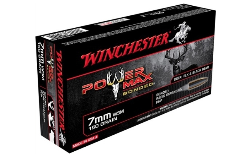 Winchester Ammunition 7mm wsm 150gr protected hollow point 20/box