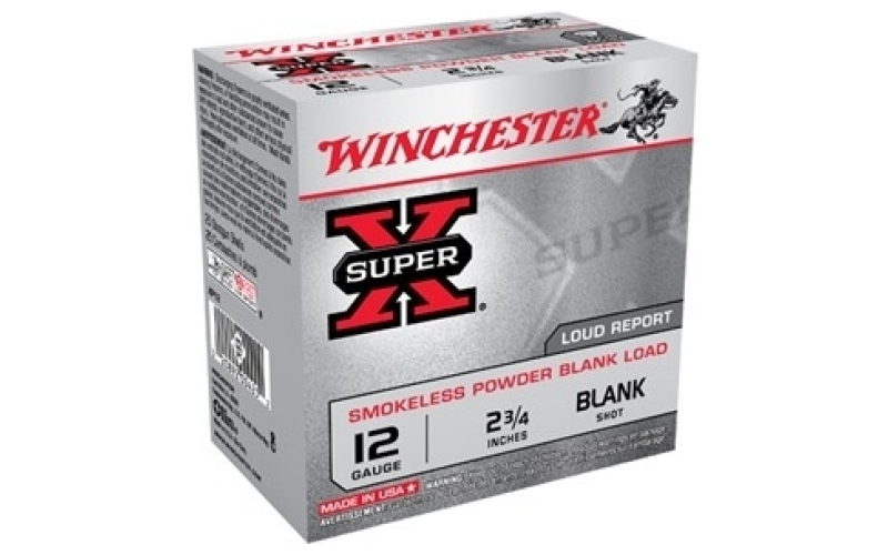 Winchester Ammunition Winchester super-x blank 12ga 2.75'' smokeless powder 25/bx