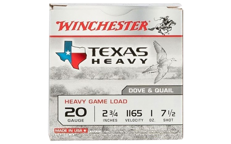 Winchester Ammunition 20 gauge 2-3/4'' 1oz #7.5 25/box