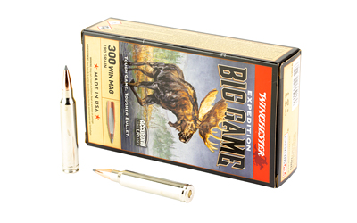 Winchester Ammunition Expedition Big Game Long Range, 300 Winchester Magnum, 190 Grain, AccuBond, 20 Round Box S300LR