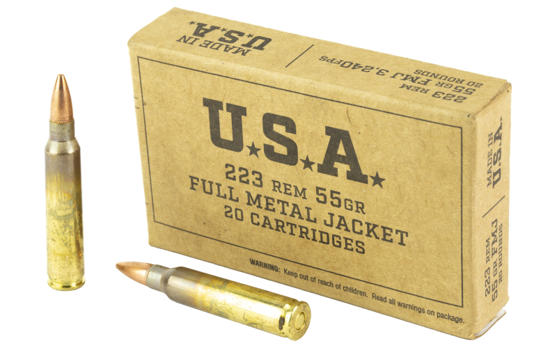 WIN 223REM 55GR FMJ 20/1000