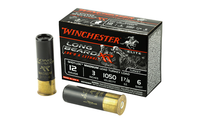 Winchester Ammunition Long Beard XR, 12 Gauge, 3", #6, 1-7/8oz, Shotshell, Shot-Lok with Lead Shot, 10 Round Box STLB123M6