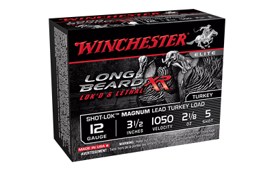 Winchester Ammunition Long Beard XR, 12 Gauge 3.5", #5, 2 1/8 oz., 10 Round Box STLB12LM5