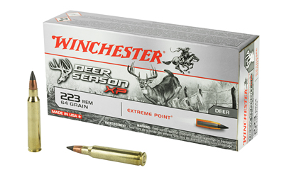 Winchester Ammunition Deer Season, 223 Remington, 64 Grain, Extreme Point Polymer Tip, 20 Round Box X223DS