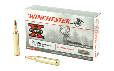 Winchester Ammunition Super-X, 7MM REM, 175 Grain, Power Point, 20 Round Box X7MMR2