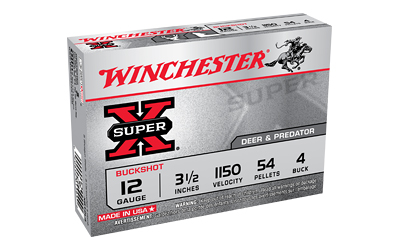 WIN SUPER-X 12GA 3.5" 4 BUCK 5/250