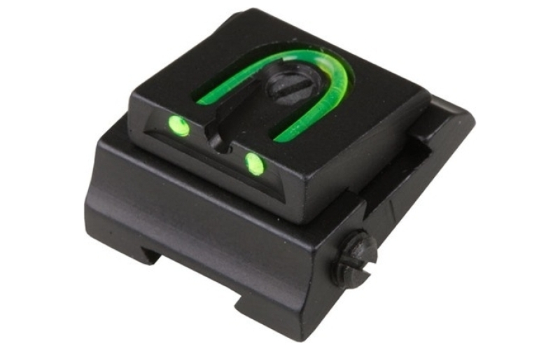 Williams Gun Sight Rifle adjustable fiber optic 1/4'' wgos rear sight green