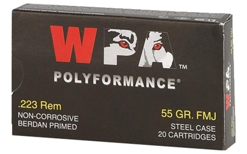 Wolf 223 remington 55gr full metal jacket 20/box