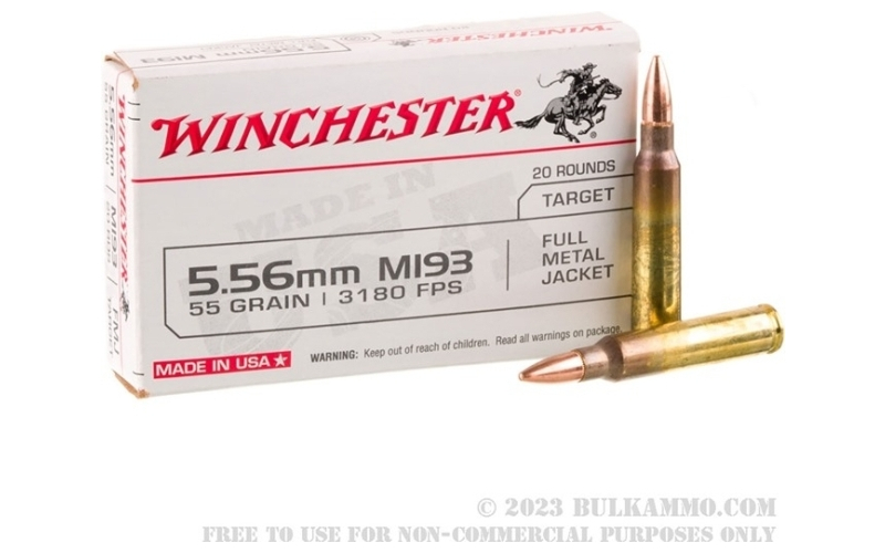 Wolf 5.56x45 m193 55gr full metal jacket 20/box