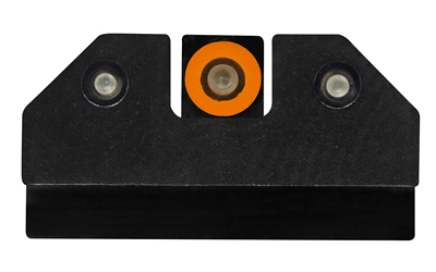 XS Sights R3D 2.0, Tritium Night Sight, Fits Canik TP9SF, Orange Front Outline, Green Tritium Front/Rear CK-R201P-6N