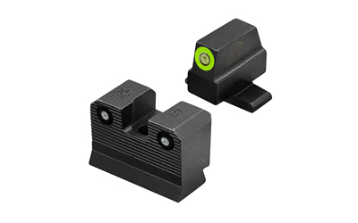 XS Sights R3D, 2.0, Tritium Night Sight, For Sig P320/P365/P225/P226/P228/P229/SP2009/SP2340/X-Macro/X-Compact/P365XL (Will not fit X or XL series where rear sight is part of or attached to the optics plate), Suppressor Height, Green Front Outline, Green Tritium Front/Rear SI-R203P-6G