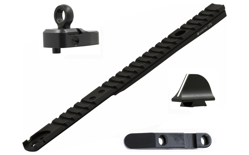 XS Sights Lever Rail, Rail, Fits Marlin 1894, Black, Anodized, Includes Ghost Ring Sights ML-1004-5