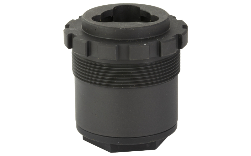 Yankee Hill Machine Co HEAVY DUTY 3-Lug Adapter, Replaces Any 1.375X24 HUB Mount, Matte Finish, Black YHM-2050